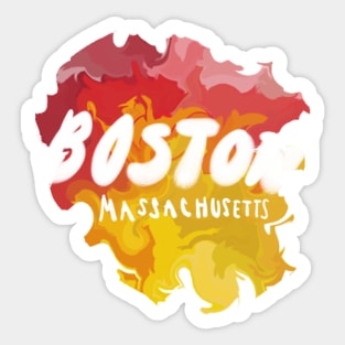 BOSTON Sticker